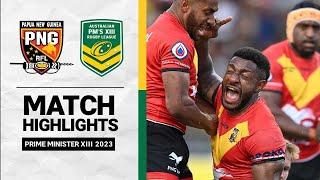 NRL 2023  PNG PM’s XIII v AUS PM’s XIII  Match Highlights