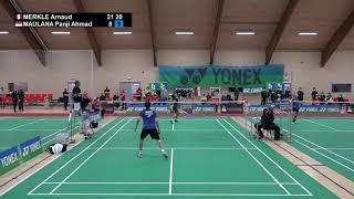 Match point - Arnaud Merkle vs Panji Ahmad Maulana - MS Final YONEX Slovenia International 2021