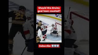 #nhl #playoffs #stanleycup #bostonbruins should this goal have counted?