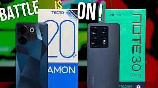 Infinix Note 30 Pro Vs Tecno Camon 20 Pro - Who is The Best Smartphone ?? #infinix #tecno