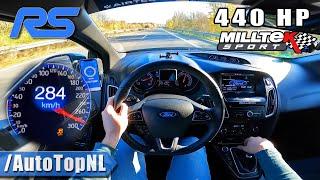 440HP FORD FOCUS RS MK3 on AUTOBAHN NO SPEED LIMIT by AutoTopNL