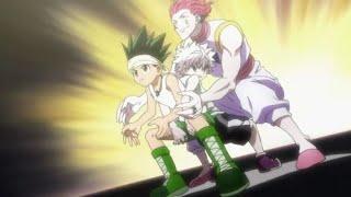 Razor VS Gon Killua and Hisoka in his main game dodgeball Hunter X Hunter  Arc Greed Island