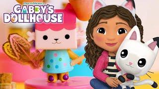 Make a Real DIY Cat Toy Gabbys Dollhouse Crafts For Kids  GABBYS DOLLHOUSE TOY PLAY ADVENTURES
