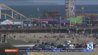 Santa Monica beachgoers affected by heatwave high bacteria levels in water