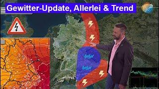 Das Wichtigste in Kürze Gewitter FreitagDienstag. ECMWF geht auf GFS zu. Kaum Änderung Wetterlage.