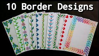 10 Border DesignsBorder Designs for Project File10 Quick and Easy Border Design ideas