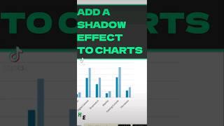 Make your charts stand out in Excel with a shadow effect #shorts