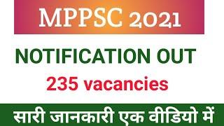 MPPSC 2021 Notification Out Exam PatternStrategySyllabus