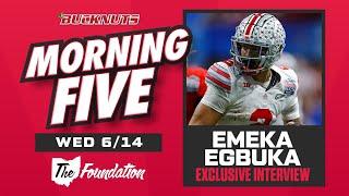 Bucknuts Morning 5 Exclusive interview with Ohio State WR Emeka Egbuka