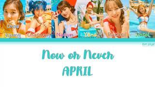 APRIL 에이프릴 – Now or Never Lyrics HanRomEngColor Coded