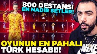 30.000.000 UC BASILAN OYUNUN EN PAHALI TÜRK HESABI  KİMSEDE OLMAYAN NADİR SETLER  PUBG MOBILE