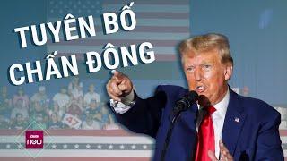 Cựu Tổng thống Donald Trump tuyên bố gây chấn động về cuộc bầu cử năm 2020  VTC Now