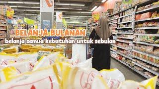 BELANJA BULANAN DESEMBER 2022  grocery shopping  belanja semua kebutuhan untuk sebulan