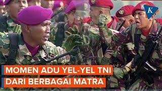 Kumpulan Yel-yel TNI Kopassus Kopasgat dan Marinir Unjuk Aksi di HUT Ke-78 TNI