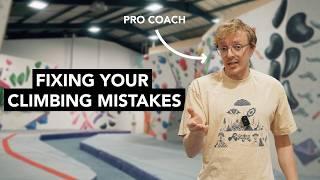 Pro Coach Fixes Common Climbing Mistakes - V4-V6