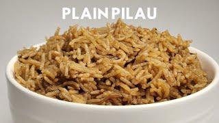 How to cook pilau without meat at home  Easy Plain Pilau Recipe Lunch recipe  No meat pilau