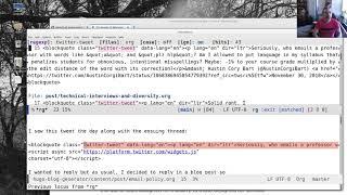 Using Emacs 73 - Ripgrep and updating my blog