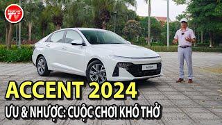 Đánh giá Hyundai Accent 2024 - Ưu nhược & cuộc chơi khó thở trong nhóm sedan B  TIPCAR TV