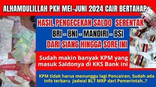 MAKIN BANYAK KKS CAIR PKH TAHAP 3 MEI JUNI HASIL PENGECEKAN SALDO KKS BRI BNI BSI MANDIRI SIANG HING