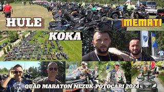 Quad maraton Nezuk-Potočari 2024  Kompletan video  Tu je bio pjevač Hule tiktokeri Koka i Memati