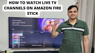 Hindi How to watch live tv on amazon fire tv stick  how to get live tv on firestick   TV Guide