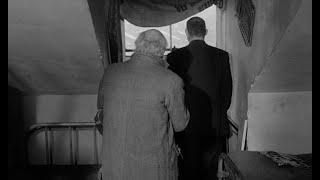 The Caretaker 1963 by Clive Donner Clip End-Aston and Davies stare out of the top floor window