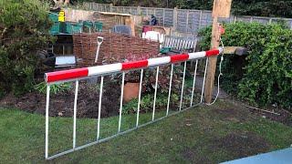 My Project - Level Crossing Barrier in my back yard 09042020