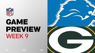 Detroit Lions vs. Green Bay Packers  2024 Week 9 Game Preview