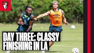 Lads looking SHARP with tidy finishing drills in LA  Pre-season