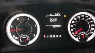 Reset the Perform Service Message on a Ram 6.7L Cummins