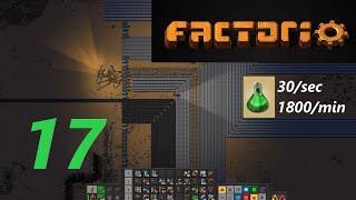 МЕГАбаза 30науки в секунду #17 Начало шины #factorio #ждфакторио #нарусском #нефтепереработка