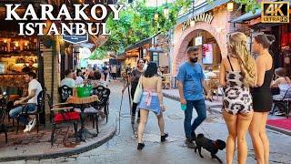 Istanbul Türkiye 4K Walking Tour Karakoy Eminonu Bazaar