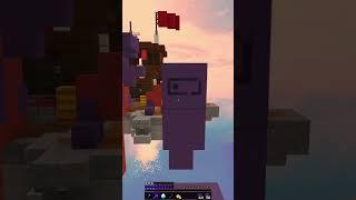 Epic Minecraft Hypixel Bridge Block Fail Player Trapped Twice in a Row