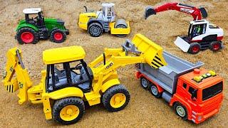 Mega RC Trucks RC Heavy Haulage RC Car Transport RC Traktor Volvo Lesu BL71 RC Wheel Loader Dozer