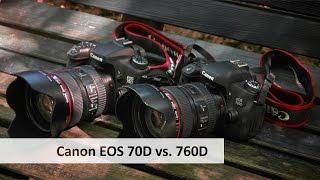 Canon EOS 760D vs. Canon EOS 70D - Bildqualität Video-Autofokus und Co im Vergleich Deutsch
