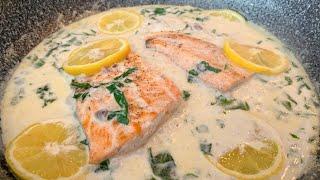 Salmone delicato in salsa cremosa Ricetta facile