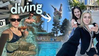 SUMMER IN LA Trying to dive again + sam visits