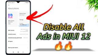 MIUI 12 - How to Disable Ads in MIUI 12  No Root  No Bootloader Unlock  Easy Guide 