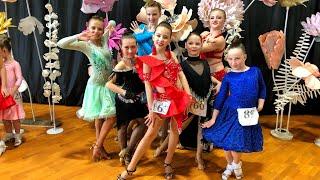 Backstage For the first time in juniors  COMPETITIONS ON BALLROOM DANCES 