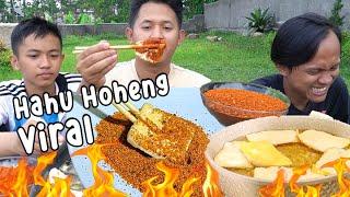 MUKBANG HAHU HOHENG ALA CINA SAMPE SAKIT PERUT  Trio Rakus