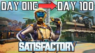 I spent 100 days in Satisfactory... This is what happened Days 0-100