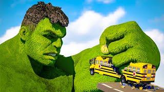 Cars vs Hulk  Teardown