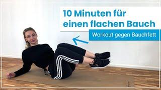 10 Minuten Workout gegen Bauchfett  ️ Mache diese Übungen für einen flachen Bauch