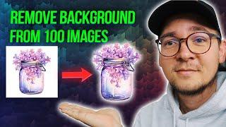 How To Remove Background From AI Art 100 At One Time