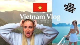 Vietnam Vlog 2022  Cat Ba Island Itinerary Budgeting Beaches National Park Ha Long Bay