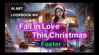 AI ART Fall in Love This Christmas Fan MV  뉴페이스 AI 모델 JINY의 유튜브 첫 데뷔 영상  산타 코스프레  크리스마스