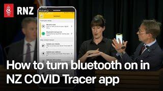 How to turn bluetooth on in your NZ COVID Tracer app