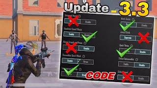 New Update 3.3 Best Settings & Sensitivity to Improve Headshot and Hip-fire  PUBG MOBILE  BGMI