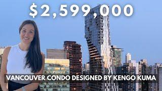 Inside a $2599000 Condo designed by Kengo Kuma  Vancouver BC Home Tour  Vancouver Real Estate