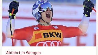 Ski Alpin Mens shortened Downhill Wengen Highlights 2024